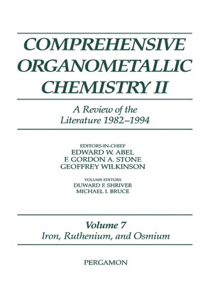 cover image of Comprehensive Organometallic Chemistry II, Volume 7